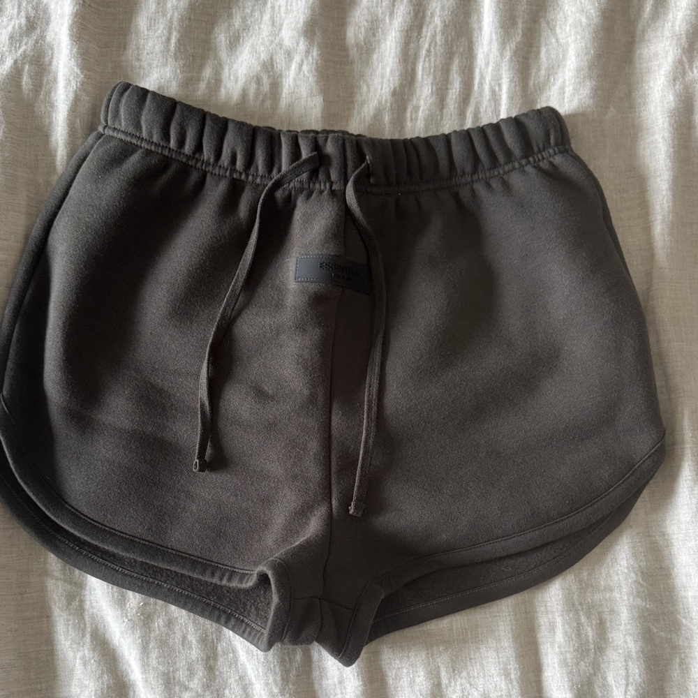 Essentials Women's Dark Brown/ Dark Gray Shorts